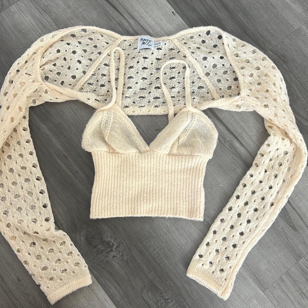 Princess Polly two piece top set! size XS/S would fit XS best